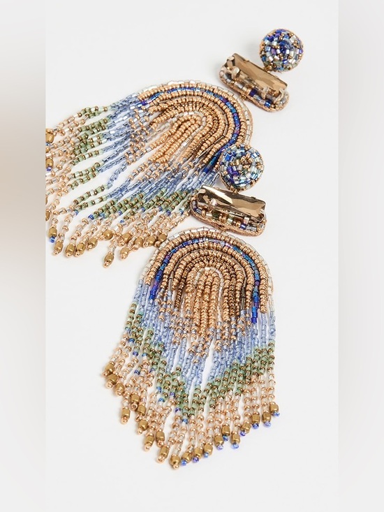 Deepa Gurnani Jewelry - Deepa Gernani Ishani Earrings Blue